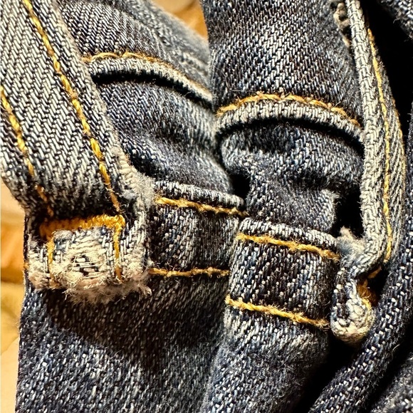 Rag and Bone Dre Denim Darker Blue Low Rise Straight Leg Jeans Womens Size 26 - Picture 8 of 9